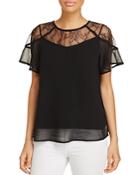 Design History Short-sleeve Lace Top