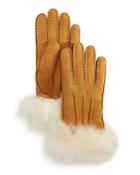 Ugg Sheepskin Fur Cuff Gloves