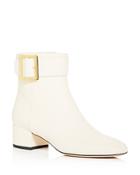 Bally Women's Jay Buckle Square Toe Booties