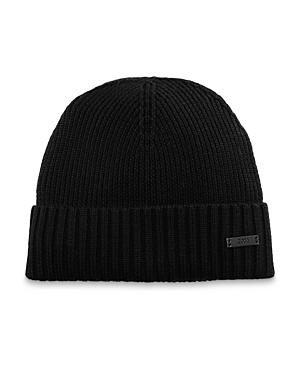 Boss Hugo Boss Fati-n Wool Ribbed Beanie