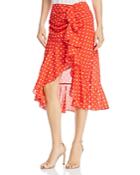 Finders Keepers Rosie Polka-dot Ruffle Skirt