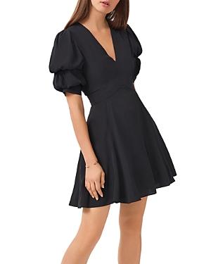1.state Bubble Sleeve V Neck Dress