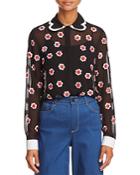 Alice And Olivia Willa Embellished Top