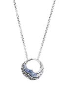 John Hardy Sterling Silver Lahar Blue Sapphire Pendant Necklace, 16-18