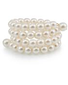 Carolee Simulated Pearl Coil Bracelet