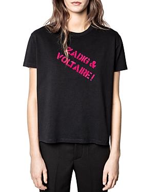 Zadig & Voltaire Dyma Zv Backstage Graphic Tee