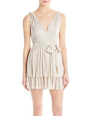 Sabina Musayev Alma Plisse Mini Dress