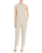 Eileen Fisher Organic Linen-blend Jumpsuit