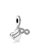 Pandora Charm - Sterling Silver & Cubic Zirconia Forever Friends, Moments Collection