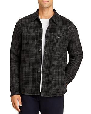 Vince Cashmere Plaid Shirt Jacket