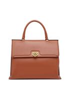 Salvatore Ferragamo Trifolio Leather Satchel