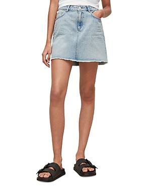 Allsaints Lana Denim Mini Skirt