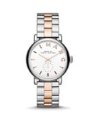 Marc By Marc Jacobs Baker Two Tone Watch, 36mm