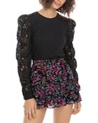 Generation Love Hedda Lace Puff Sleeve Top
