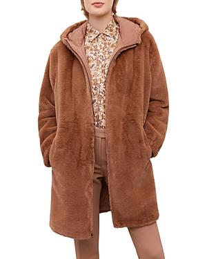 Gerard Darel Selena Fleece Coat