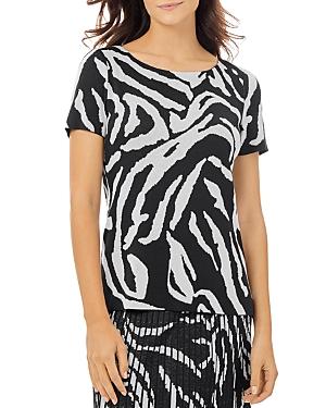Misook Animal Print Top