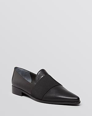 Stuart Weitzman Pointed Toe Loafer Flats - Theband