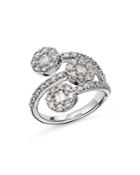 Bloomingdale's Diamond Round & Baguette Bypass Ring In 14k White Gold, 1.50 Ct. T.w. - 100% Exclusive