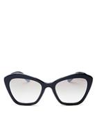 Miu Miu Women's Mirrored Cat Eye Sunglasses, 55mm