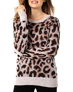 Liverpool Los Angeles Leopard Crewneck Sweater
