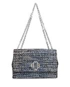 Maje Clover Tweed Shoulder Bag