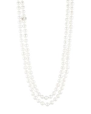 Carolee Cultured Freshwater Pearl Knotted Strand Necklace, 64