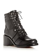 Tabitha Simmons Women's Leo Leather Block-heel Boots