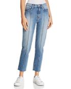 Hudson Zoeey High Rise Straight Jeans In Expression