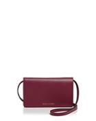 Marc Jacobs Wallet On Strap Tricolor Saffiano Leather Crossbody