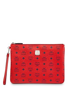 Mcm Visetos Original Medium Zip Pouch