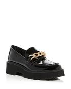 Aqua X Scout The City Women's Brynn Patent Chain Detail Loafers - 100% Exclusive