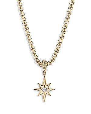 David Yurman 18k Yellow Gold Cable Collectibles North Star Birthstone Charm
