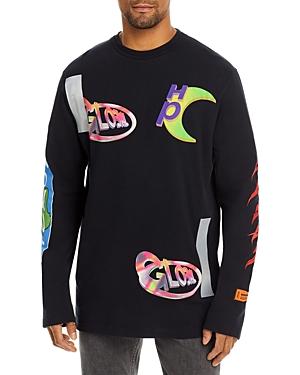 Heron Preston Cotton Graphic Long Sleeve Tee