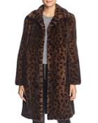 Maximilian Furs Reversible Leopard Print Mink Fur Coat