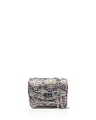 Zadig & Voltaire Skinny Love Glitter Snake Print Extra Small Leather Crossbody
