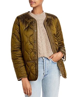 Mother The Quilted Button Front Jacket