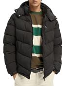 Scotch & Soda Quilted Removable Hood Puffer Jacket
