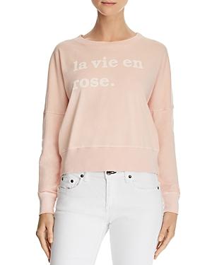 Sundry La Vie En Rose Graphic Sweatshirt