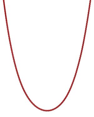 Dodo Sterling Silver Chain Necklace, 17.7