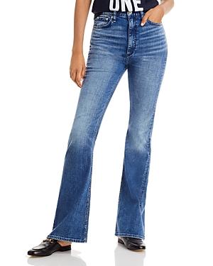 Rag & Bone Casey High Rise Flare Jeans In Malibu