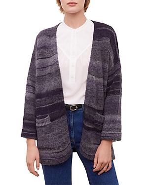 Gerard Darel Lee Striped Oversized Cardigan