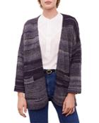 Gerard Darel Lee Striped Oversized Cardigan