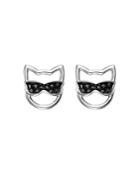 Karl Lagerfeld Paris Choupette In Sunglasses Stud Earrings