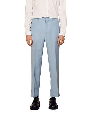 Sandro Croise Classic Fit Suit Pants