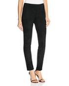 Lafayette 148 New York Suede Front Leggings
