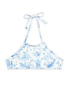 Frankies Bikinis Girls' Doe Halter Bikini Top - Little Kid
