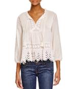 Rebecca Taylor Voile Lace Top