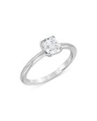 Bloomingdale's Certified Cushion Diamond Starbloom Engagement Ring In 14k White Gold, 1.0 Ct. T.w. - 100% Exclusive