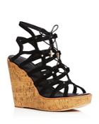 Joie Larissa Caged Lace Up Platform Wedge Sandals - 100% Exclusive