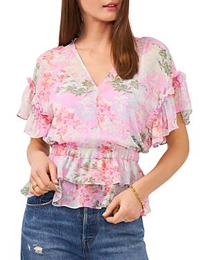 Vince Camuto Ruffled Peplum Top